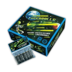 Argento Laserballs – aufsteigende Wirbel („Laserballs“), 1,2 g NEM, Kategorie F2.