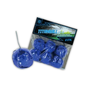 Argento Titanball Mittel – 3er Set Cracklingbälle mit Titanfunken-Wolke, kräftiger Knalleffekt.