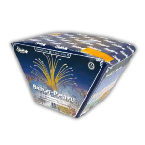 Batterie Funke Brokat-Pastell FC25-25-13 Feuerwerksbatterie 25 Schuss Z-Fächer mit Brokatfeuertöpfen und Pastellfarben