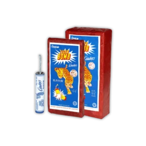 Funke Petarde Tiger Bomb – P1-Schallerzeuger mit grauer Lunte, starker Knall, Seidenpapier-Umkarton, 200 Stück je Packung.