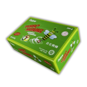 Funke Turbo Hummeln F1 – dreifarbige Bodenkreisel mit Verwandlungseffekt, 6 Stück Packung