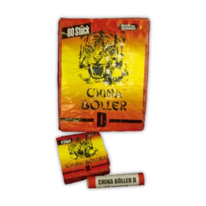 Lesli China Böller D – 80 XXL-Kanonenschläge, 1,9 g NEM je Böller, F2 Klassiker von Lesli.