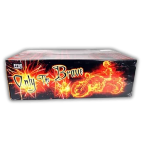 Verbundfeuerwerk Pyro Specials Only the Brave Doppel-Verbundfeuerwerk mit Dahlien, Brokatkronen, Goldweiden, Palmen und Titansalut-Finale