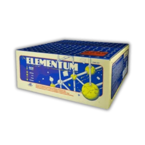 Elementum 144 Schuss Verbundfeuerwerk (Alba-Linie) mit Blinkern in Rot-Grün-Blau, Titangoldweiden, Brokatkronen und Crackling-Effekten.