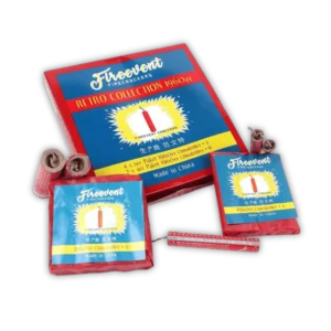 FireEvent Retro Collection 1960er – Set aus China Böller A und D in moderner traditioneller Bauart, mit starkem Knall und Schnipseln wie früher.