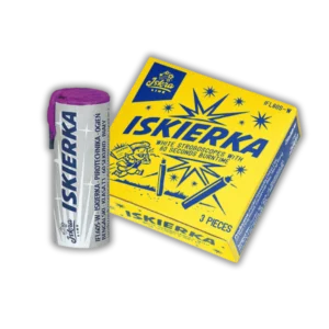 Iskra Iskierka Strobos 3er T1 Stroboskop (20 mm Kaliber) mit 60 Sekunden Brenndauer und extrem hellem Blinklicht.