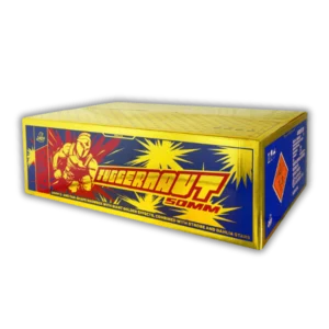 Iskra Juggernaut F3 Verbund – 75 Schuss (50mm, 3000g NEM), Z/Fächer-Shape mit Gold Titanium Willow, Brocade Crown, Corolla und Strobe-Effekten