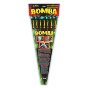 Jorge Bomba Raketen-Set – 7 Premium-Raketen (20g Füllung) mit Brocade Crown, Time Rain und Corolla