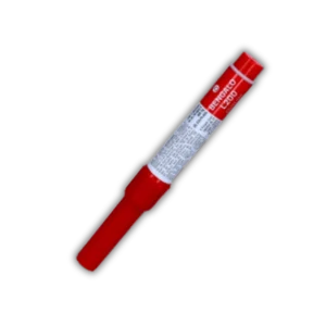 Pyroweb L200 Seenotfackel Rot – Signalfackel (Magnesiumbasis, Reisszündung) mit ca. 60 Sekunden Brenndauer, extrem heller Leuchtkraft und starker Rauchentwicklung.