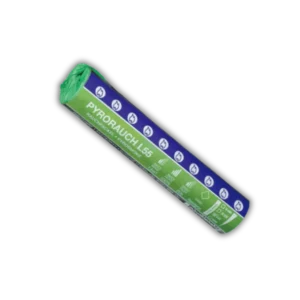 Pyroweb Pyrorauch L55 Pastellgrün (T1) mit 60 Sekunden Brenndauer, 15 g NEM und sehr dichter, starker Rauchentwicklung.