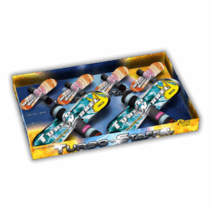 Nico Turbo-Staffel 6er F2-Feuervögel-Set (26g NEM) mit rasantem Drall, Heulton und Funken-Effekt (40 Meter Effekthöhe).