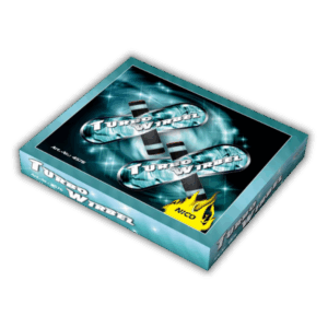 Nico Turbo-Wirbel 2er F2-Feuervögel-Set (20g NEM) mit rasantem Drall, Heulton und Funken-Effekt (40 Meter Effekthöhe).