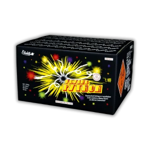 Funke Flying Python 80 Schuss Verbundfeuerwerk, 30mm Kaliber, spezieller Medusa-Effekt mit 2kg NEM.