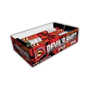 SR Pyro Devil’s Shot 30mm Bombenrohr, Kategorie F2 Einzelschuss mit starker Zerlegung.